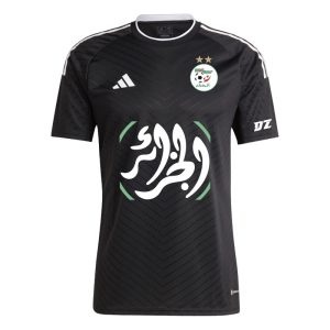 Maillot Algerie Palestine 2023 Noir Brillant