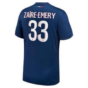 Maillot PSG Domicile 2024 2025 Zaire Emery