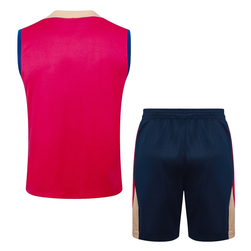 Debardeur Short Barca 2024 2025 Rouge Claire