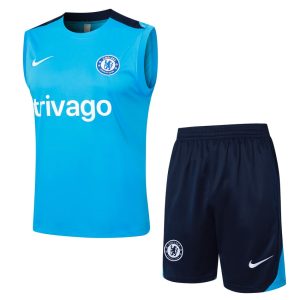 Debardeur Short Chelsea 2024 2025 Bleu Ciel