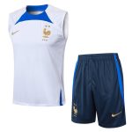 Debardeur Short Equipe de France 2024 2025 Blanc