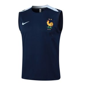 Debardeur Short Equipe de France 2024 2025 Bleu Foncé