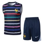 Debardeur Short Equipe de France 2024 2025 Bleu Motif