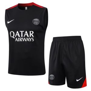 Debardeur Short PSG 2024 2025 Noir Foncé