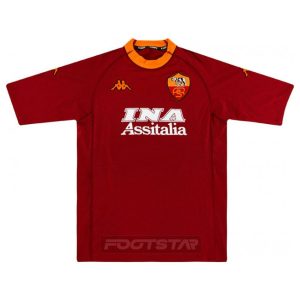 Maillot AS Roma Domicile 2000 2001 Totti