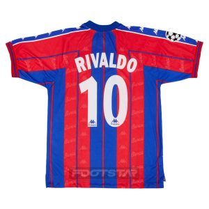 Maillot Barca Domicile 1997 1998 Rivaldo