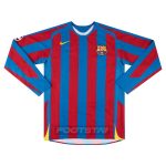 Maillot Barca Domicile 2005 2006 Manches Longues