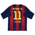 Maillot Barca Domicile 2014 2015 Neymar Manches Longues