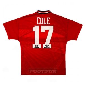 Maillot Manchester United Domicile 1994 1996 Cole