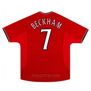 Maillot Manchester United Domicile 1997 1999 Beckham
