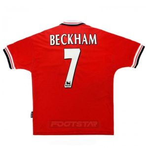 Maillot Manchester United Domicile 1998 2000 Beckham