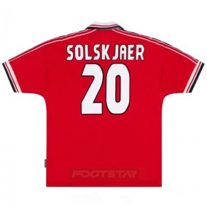 Maillot Manchester United Domicile 1998 2000 Solskjaer