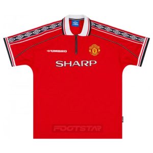 Maillot Manchester United Domicile 1998 2000 Stam