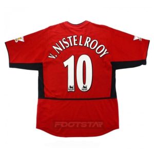 Maillot Manchester United Domicile 2002 2004 V. Nistelrooy