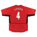 Maillot Manchester United Domicile 2002 2004 Veron