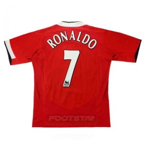 Maillot Manchester United Domicile 2004 2006 Ronaldo
