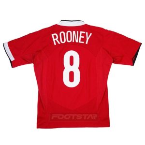 Maillot Manchester United Domicile 2004 2006 Rooney