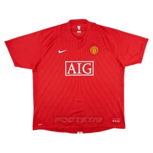 Maillot Manchester United Domicile 2007 2009 Ronaldo