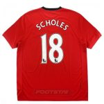 Maillot Manchester United Domicile 2009 2010 Scholes