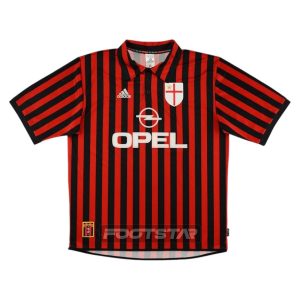 Maillot Milan AC Domicile 1999 2000