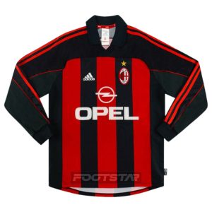 Maillot Milan AC Domicile 2000 2002 Inzaghi