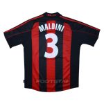 Maillot Milan AC Domicile 2000 2002 Maldini