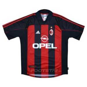 Maillot Milan AC Domicile 2000 2002 Maldini