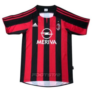 Maillot Milan AC Domicile 2003 2004 Inzaghi