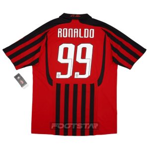 Maillot Milan AC Domicile 2007 2008 Ronaldo