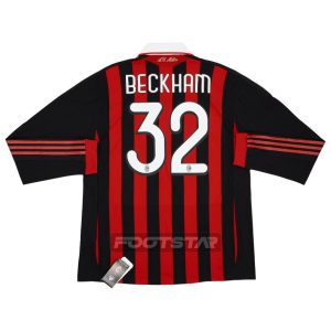 Maillot Milan AC Domicile 2008 2009 Beckham