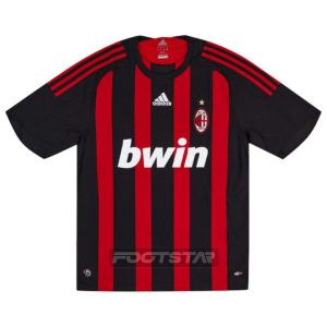Maillot Milan AC Domicile 2008 2009 Nesta