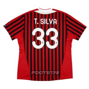 Maillot Milan AC Domicile 2011 2012 T. Silva