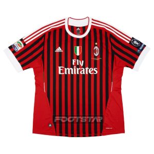 Maillot Milan AC Domicile 2011 2012 T. Silva
