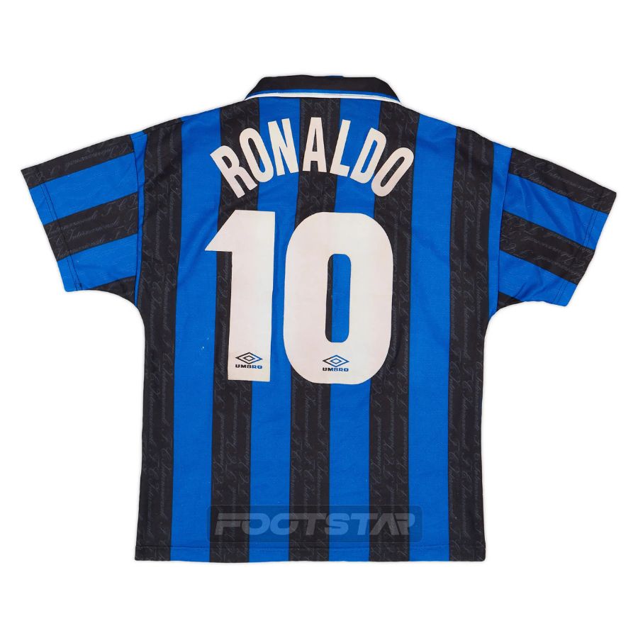 Maillot Retro Vintage Inter Milan Domicile 1997 1998 Ronaldo
