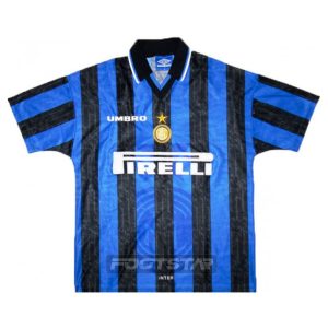 Maillot Retro Vintage Inter Milan Domicile 1997 1998 Ronaldo