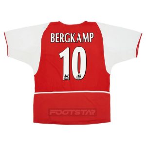 Maillot Arsenal Domicile 2002 2004 Bergkamp