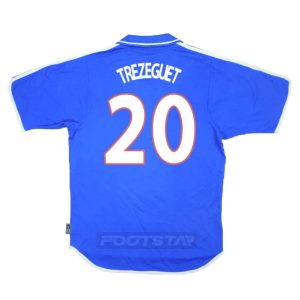 Maillot Equipe de France Domicile 2000 Trezeguet