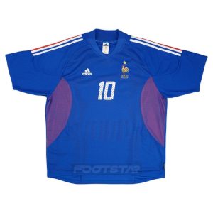 Maillot Equipe de France Domicile 2002 2004 Zidane