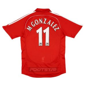 Maillot Liverpool Domicile 2006 2008 Gonzalez