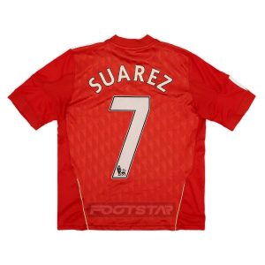 Maillot Liverpool Domicile 2010 2012 Suarez