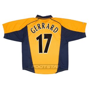 Maillot Liverpool Exterieur 2000 2001 Gerrard