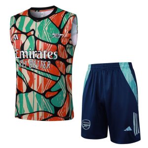 Debardeur Short Arsenal 2024 2025 Rouge Vert