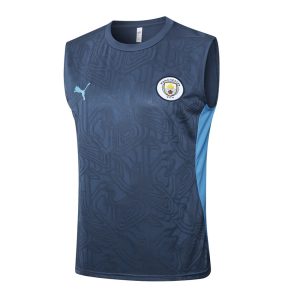 Debardeur Short Manchester City 2024 2025 Bleu