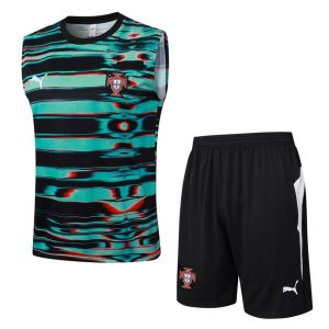 Debardeur Short Portugal 2024 2025 Vert Noir