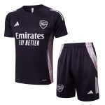 Ensemble Maillot Short Arsenal 2024 2025 Noir Beige