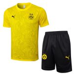 Ensemble Maillot Short Dortmund 2024 2025 Jaune
