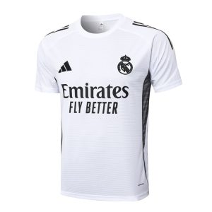 Ensemble Maillot Short Real Madrid 2024 2025 Blanc Noir