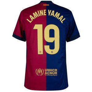 Maillot Enfant Barca Domicile 2024 2025 Lamine Yamal New Sponsor