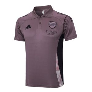 Survetement Arsenal Polo 2024 2025 Rose Foncé