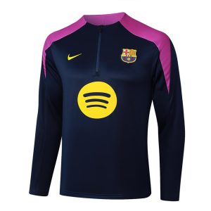 Survetement Barca Training 2024 2025 Bleu Sombre
